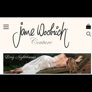 Jane Woolrich of England silk & lace night gown